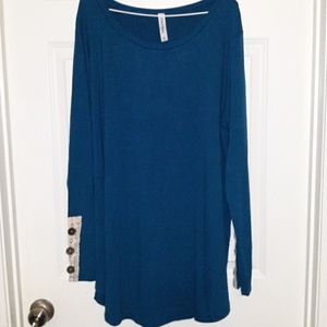 Zenana 3x long sleeve top